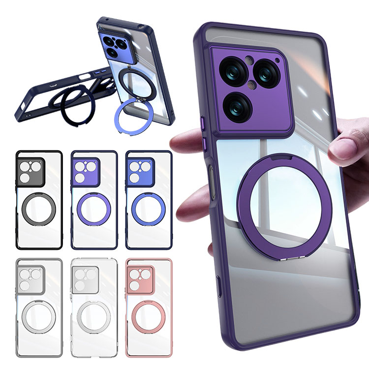 Xperia 1 VIII�Ή� �P�[�X XQ-GE54/XQ-GE74 �N���A �ϏՌ� �J�o�[ ���� ��̌^�����O�t�� �X�^���h�@�\ �V���v�� �w�ʃP�[�X �N���A�P�[�X Sony