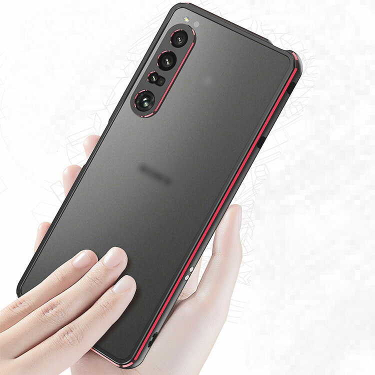Sony Xperia 1 IV ケース 10 カバー アルミバンパー かっこいい ソニー
