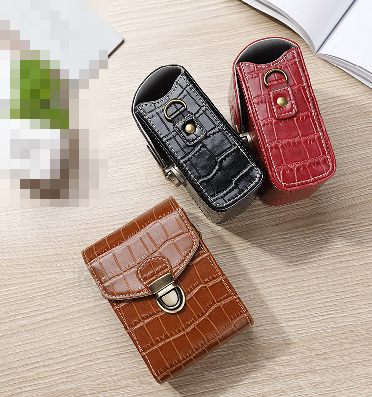 CANON IXY 650 m ケース カバー ショルダーストラップ付き PUレザー