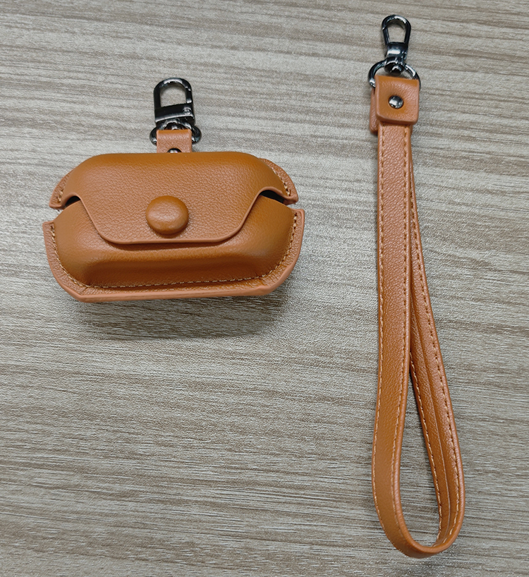 Technics EAH-AZ100 ケース カバー PUレザー シンプル ストラップ付き