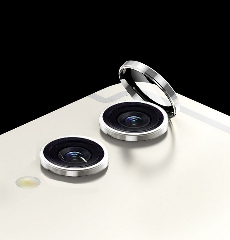 Galaxy Tab S9 FE+ カメラカバー ガラスフィルム 1セット合計2枚入 メタルリング サムスン ギャラクシー タブS9 FE+ カメラ保護 レンズカバー 強化ガラス｜keitaiichiba｜04