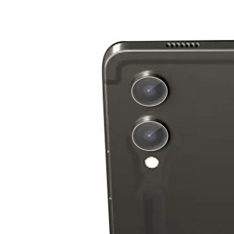 Galaxy Tab S9 FE+ カメラカバー ガラスフィルム 1セット合計2枚入 サムスン ギャラクシー タブS9 FE+ カメラ保護 レンズカバー 強化ガラス レンズ保護｜keitaiichiba｜03