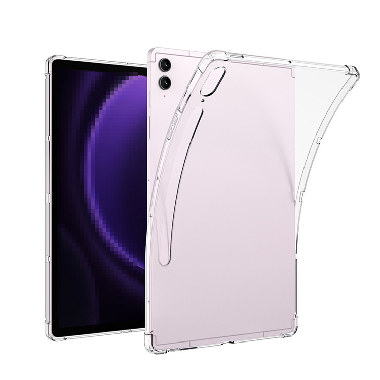 Samsung Galaxy Tab S9 FE+ 5G �N���A�P�[�X 12.4�C���` �ϏՌ� �J�o�[ ���� TPU �\�t�g�J�o�[ �y�����[ �p �ی� �R�[�i�[�o���p�[ �Ռ��z�� �ی�P�[�X