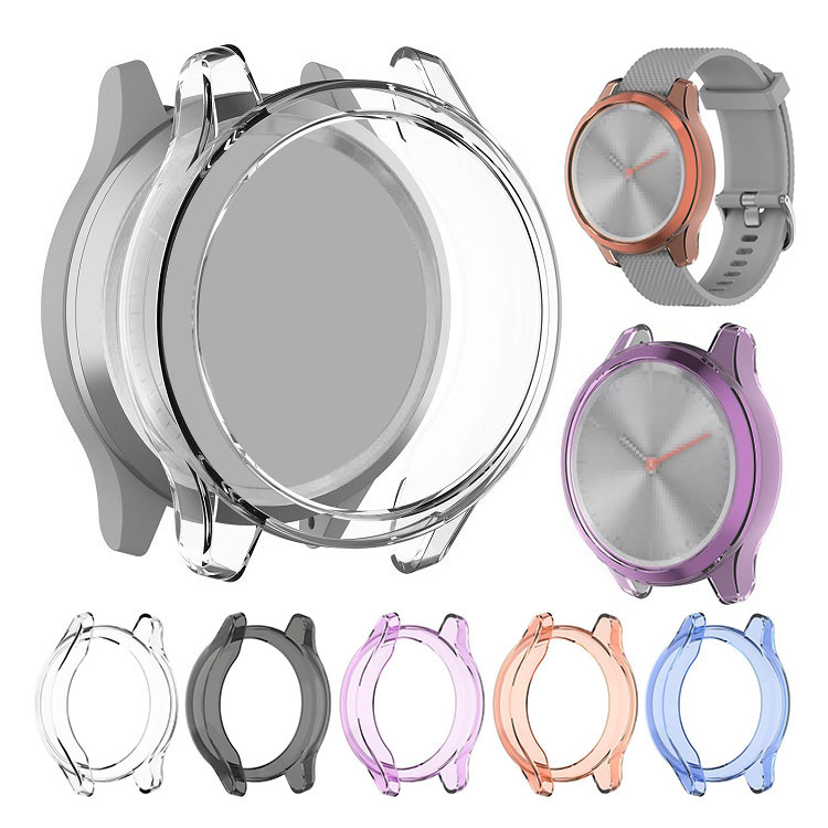 Garmin vivomove Trend �N���A�P�[�X �J�o�[ �N���A ���� �\�t�g TPU �v���e�N�^�[�J�o�[ �ی�P�[�X/�J�o�[ �K�[�~�� ���B���H���[�u �g�����h