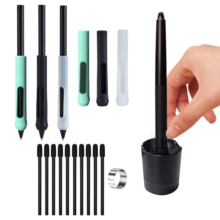 Wacom Pro Pen 3 / Pen 2 �O���b�v + �y���X�^���h + �ւ��c*10 + �ւ��c������ ACP50000DZ KP504E �t���A�O���b�v �V���R�� �W���c �c�����t�� �y������