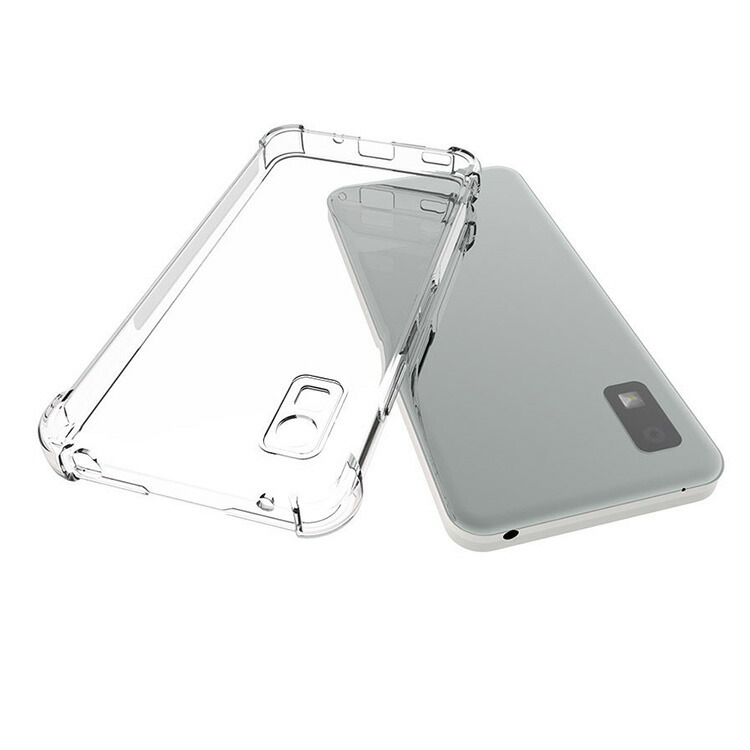 SHARP AQUOS wish3 ケース A302SH SH-53D 耐衝撃 クリアケース/カバー