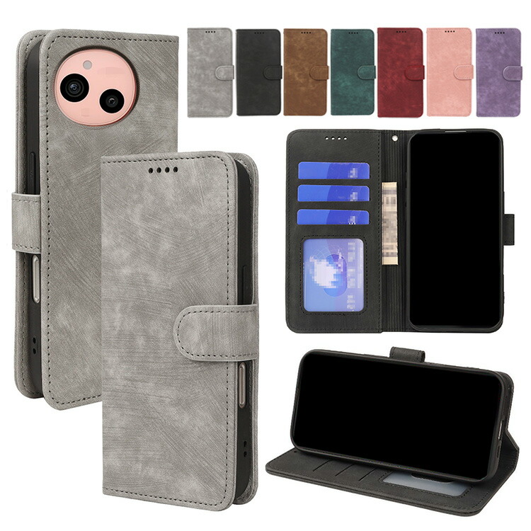 Wish5 �P�[�X �蒠�^ �J�o�[ PU���U�[ �蒠�^PU���U�[�P�[�X �X�^���h�@�\ �J�[�h���[ �X�g���b�v�� ���������� SHARP �A�N�I�X �E�B�b�V��5