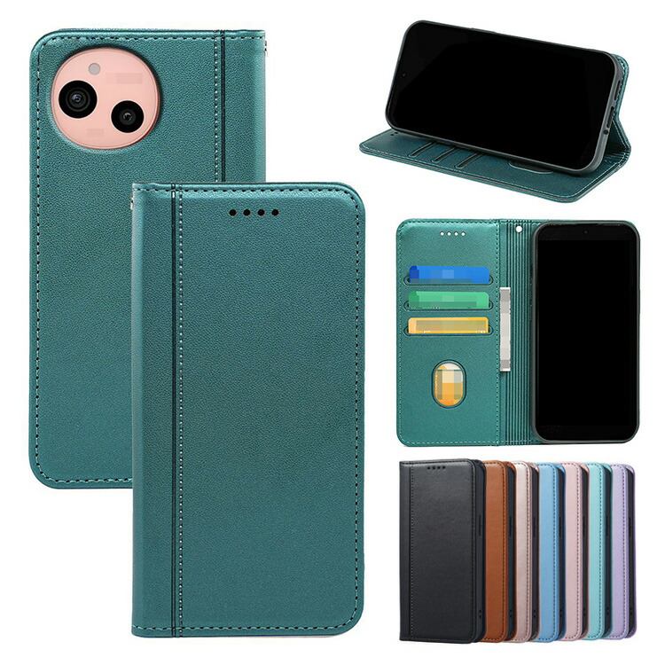 Wish5 �P�[�X �蒠�^ �J�o�[ PU���U�[ �蒠�^PU���U�[�P�[�X �X�^���h�@�\ �J�[�h���[ �X�g���b�v�� ���������� SHARP �A�N�I�X �E�B�b�V��5