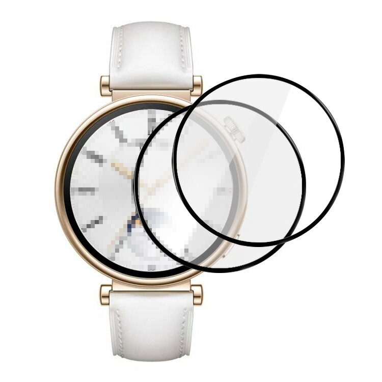 HUAWEI WATCH GT 4 液晶保護フィルム 2枚入り 全面保護 PMMA素材 傷