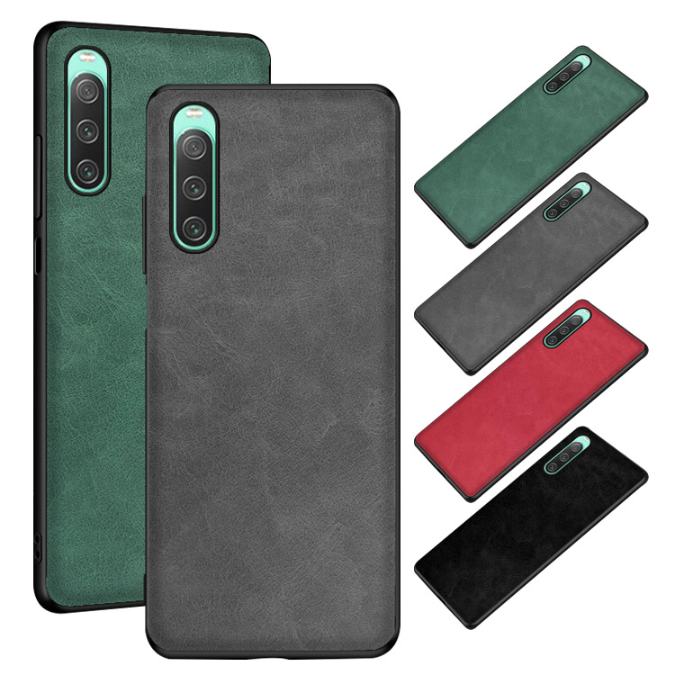Xperia10V　本体(ケース付き) ray-out Xperia 10 V ケース スマホリング付 シンプル 耐衝撃