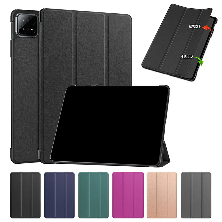 Xiaomi Pad 6S Pro �P�[�X �I�[�g�X���[�v �@�\�t�� 12.4�C���` �蒠�^ �J�o�[ PU���U�[ �X�^���h�@�\ ���� �V���I�~ �p�b�h 6S �v�� �Ռ��z�� �V���v��