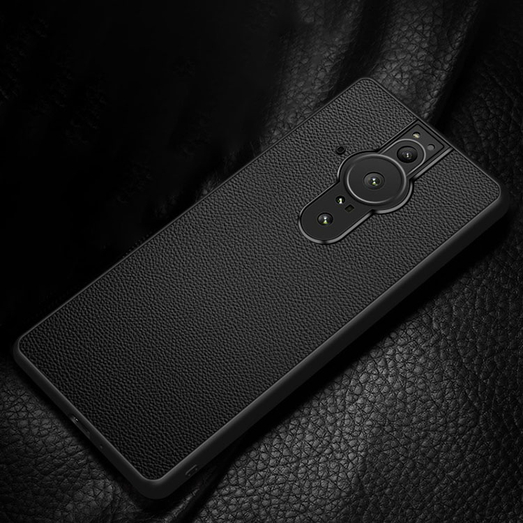 Sony Xperia PRO-I ケース / カバー レザー調 ソニー エクスペリア