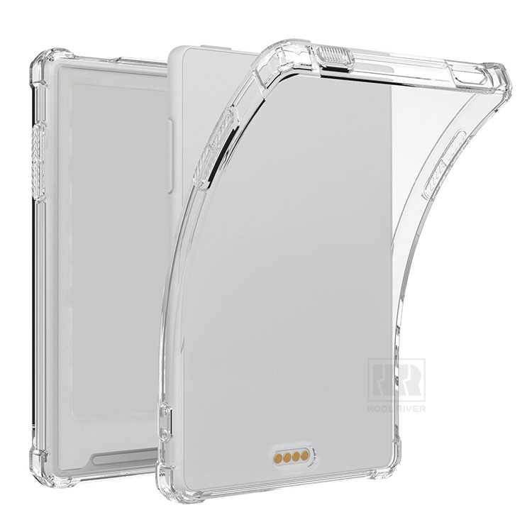 XTEINK X3 �d�q���Ѓ��[�_�[ �N���A�P�[�X 3.7�C���` �ϏՌ� �J�o�[ ���� TPU �\�t�g�P�[�X �p �ی� �R�[�i�[�o���p�[ �������߂������