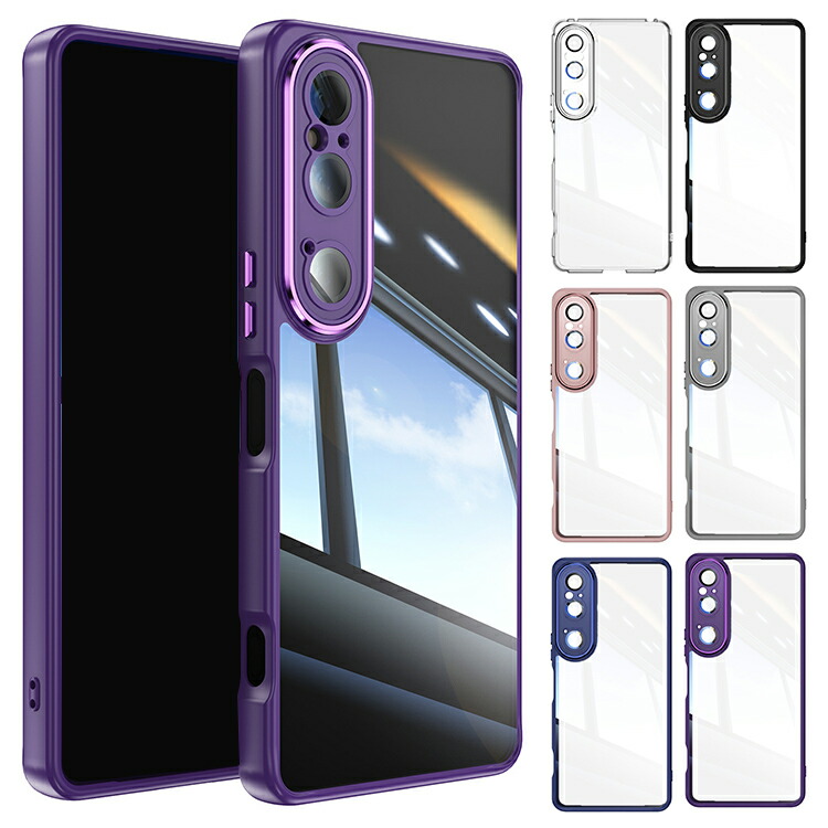 Xperia 1 VII NAP[X SO-51F ϏՌ Jo[ NA  Xgbvz[t Vv wʃP[X Sony \j[ GNX؃A1 VII 2025f