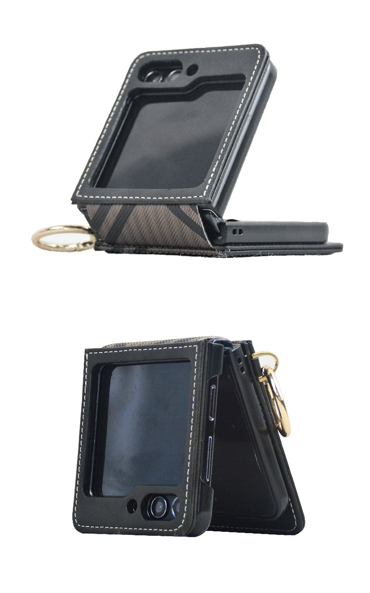 Orders Case for Samsung Galaxy Z Flip Leather Pu