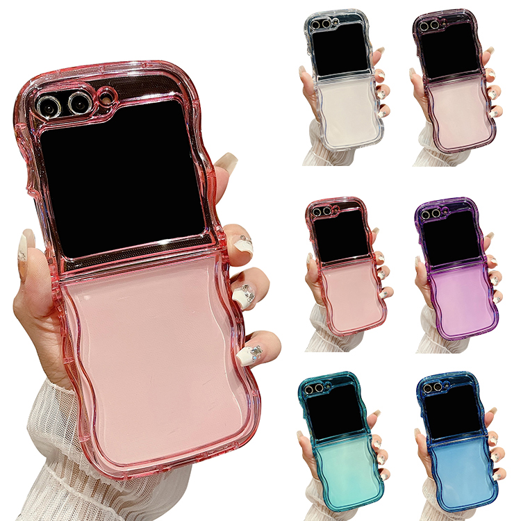 Galaxy Z Flip6 �N���A �P�[�X �ϏՌ� �J�o�[ �܂肽���݌^ �g�� �N���A ���� TPU ���킢�� �V���v�� Samsung �T���X�� �M�����N�V�[ Z