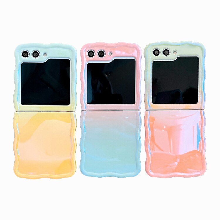 Galaxy Z Flip6 �P�[�X �ϏՌ� �J�o�[ �܂肽���݌^ �g�� �O���f�[�V���� TPU �\�t�g�P�[�X �V���v�� Samsung �T���X�� �M�����N�V�[ Z �t���b�v6