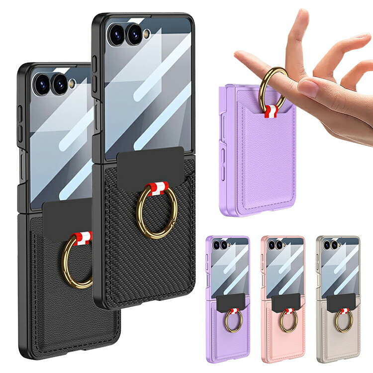 Galaxy Z Flip7 NAP[X Jo[ ܂肽݌^ TufBXvCtیtB KXtBt J[h[ bL NA  PUU[