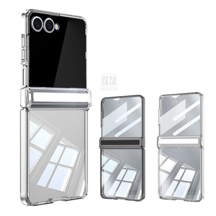 Galaxy Z Flip8 �P�[�X �N���A �J�o�[ �܂肽���݌^ ���� TPU �\�t�g�P�[�X �p �ی� �R�[�i�[�o���p�[  Samsung �T���X�� �M�����N�V�[ Z �t���b�v8
