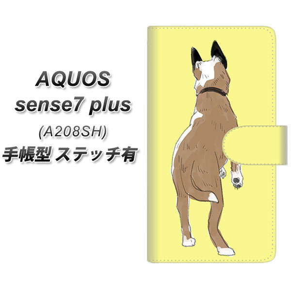 �A�N�I�X �Z���X7 plus A208SH �蒠�^ �X�}�z�P�[�X �y�X�e�b�`�^�C�v�z YJ220 �� ���p UV��� ���J��