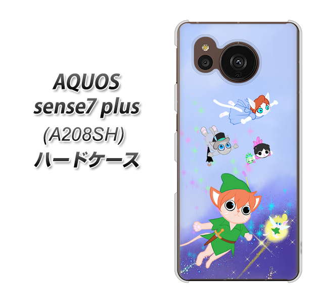 �A�N�I�X �Z���X7 plus A208SH �n�[�h�P�[�X �J�o�[ YJ256 �s�[�^�[�ɂ�� �f�ރN���A UV���