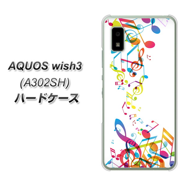 ANIX wish3 A302SH n[hP[X Jo[ 319 ̍v fރNA UV