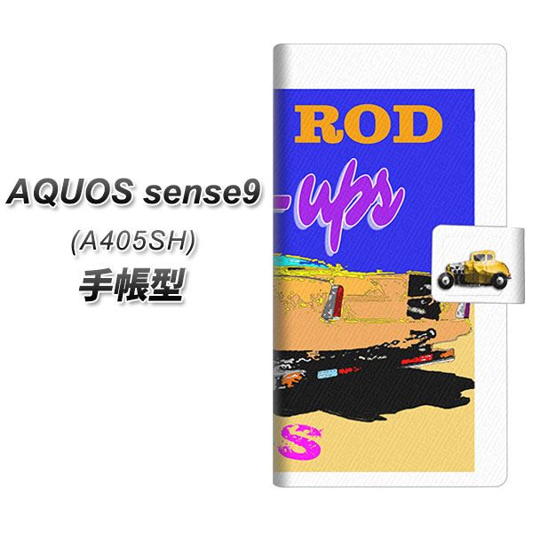 �A�N�I�X sense9 A405SH �蒠�^ �X�}�z�P�[�X YC977 �s���i�b�v�K�[��08 UV��� ���J��