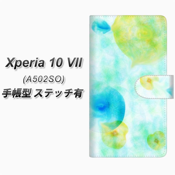 Xperia10VII A502SO �蒠�^ �X�}�z�P�[�X �y�X�e�b�`�^�C�v�z FD809 ����01�i�����j UV��� ���J��