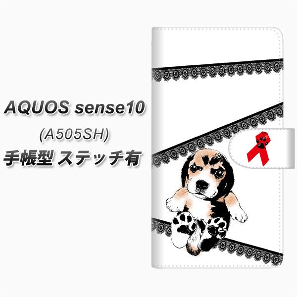 �A�N�I�X�Z���X10 A505SH �蒠�^ �X�}�z�P�[�X �y�X�e�b�`�^�C�v�z YF990 �o�E���E01 UV��� ���J��