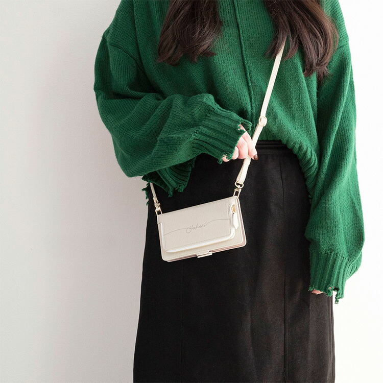 全機種対応 スマホケース 手帳型 ストラップ付 コインケース付き