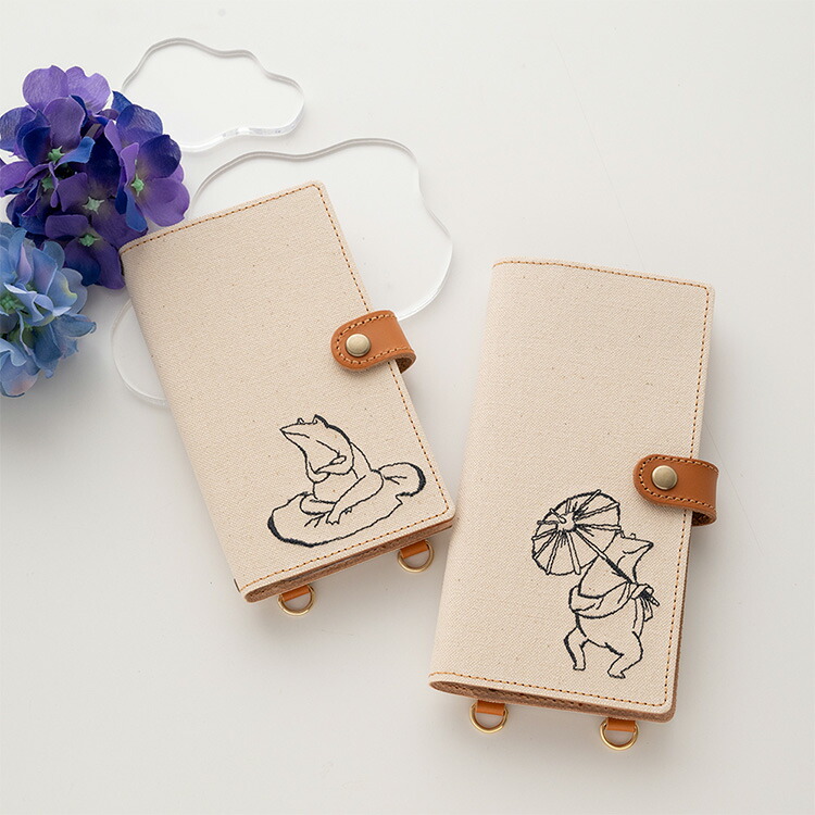 スマホケース 手帳型 全機種対応 iphone16 刺繍 縦下げパーツ 筆