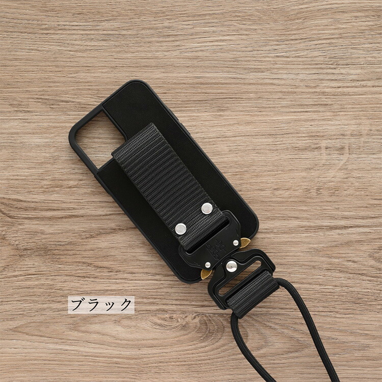 iPhone限定 TPU スマホケース スマホストラップ 簡単着脱 スマホ