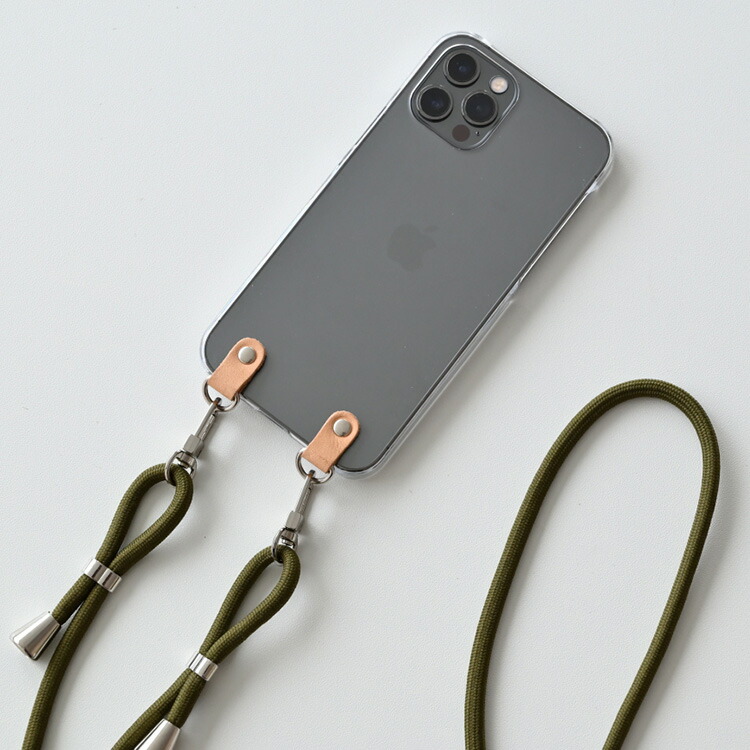 全機種対応 スマホケース きなりタグ 2つ止め HMストラップ