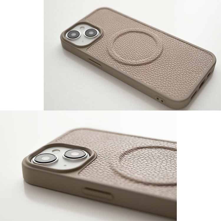 iPhone限定 スマホケース カラー リアケース MagSafe対応 Simple 名入れ ストラップ ストラップホルダー ステンレス スマホショルダー メール便送料無料 |  | 04