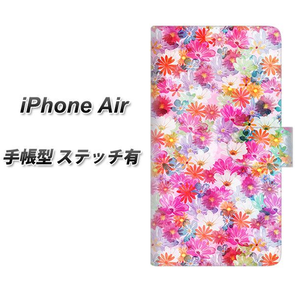 iPhoneAir �蒠�^ �X�}�z�P�[�X �y�X�e�b�`�^�C�v�z SC874 ���o�e�B�v�����g �v���X�h�t�����[ �s���N UV��� ���J��