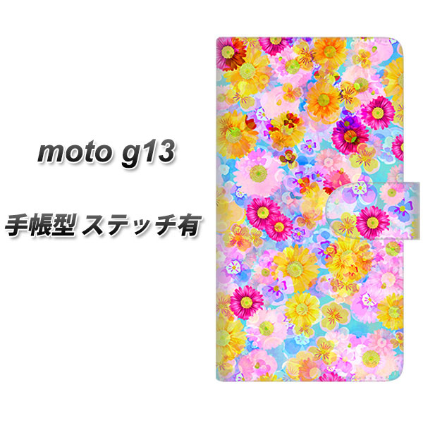 moto g13 �蒠�^ �X�}�z�P�[�X �y�X�e�b�`�^�C�v�z SC870 ���o�e�B�v�����g �t���[���h�p���t�@�� �u���[ UV��� ���J��