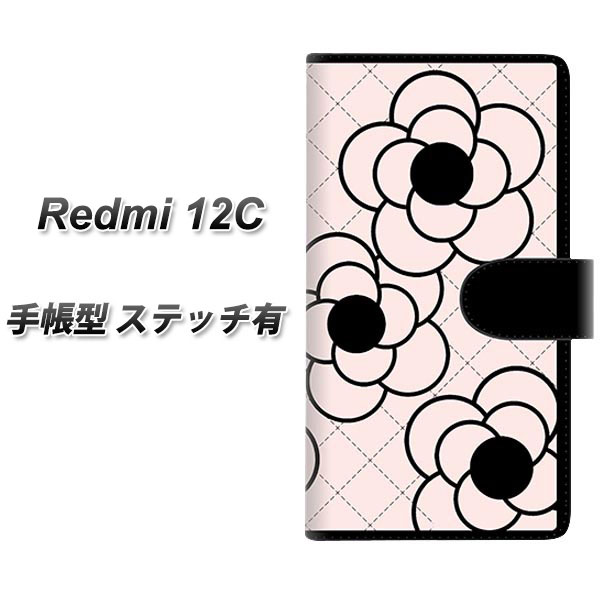 �V���I�~ Redmi 12C �蒠�^ �X�}�z�P�[�X �y�X�e�b�`�^�C�v�z EK926 �J�����A �s���N UV��� ���J��