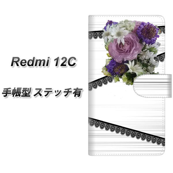 �V���I�~ Redmi 12C �蒠�^ �X�}�z�P�[�X �y�X�e�b�`�^�C�v�z YI888 �t�����[�X UV��� ���J��