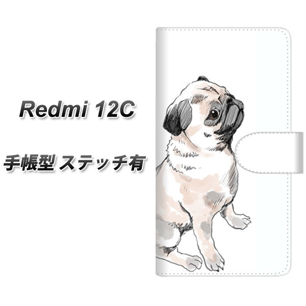 �V���I�~ Redmi 12C �蒠�^ �X�}�z�P�[�X �y�X�e�b�`�^�C�v�z YJ045 �p�O�S  UV��� ���J��