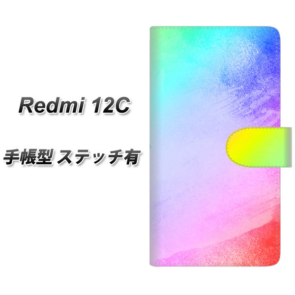 �V���I�~ Redmi 12C �蒠�^ �X�}�z�P�[�X �y�X�e�b�`�^�C�v�z YJ287 �f�U�C�� UV��� ���J��