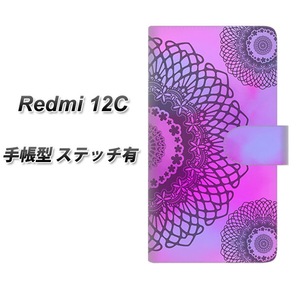 �V���I�~ Redmi 12C �蒠�^ �X�}�z�P�[�X �y�X�e�b�`�^�C�v�z YJ344 ���[�X UV��� ���J��