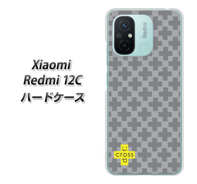 �V���I�~ Redmi 12C �n�[�h�P�[�X �J�o�[ IB900 �N���X�h�b�g_�O���[ �f�ރN���A UV���