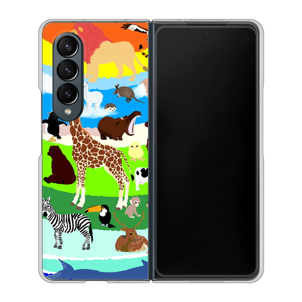 �M�����N�V�[Z �t�H�[���h4 SC-55C �n�[�h�P�[�X �J�o�[ YJ201 �A�j�}�� �v���l�b�g ���� �J���t�� ���킢�� �f�ރN���A UV���