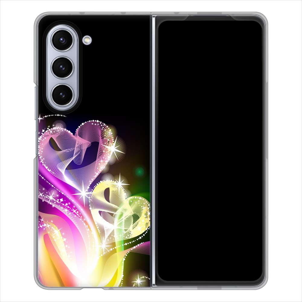 �M�����N�V�[Z Fold5 SC-55D �n�[�h�P�[�X �J�o�[ 386 ���̋O�� �f�ރN���A UV���