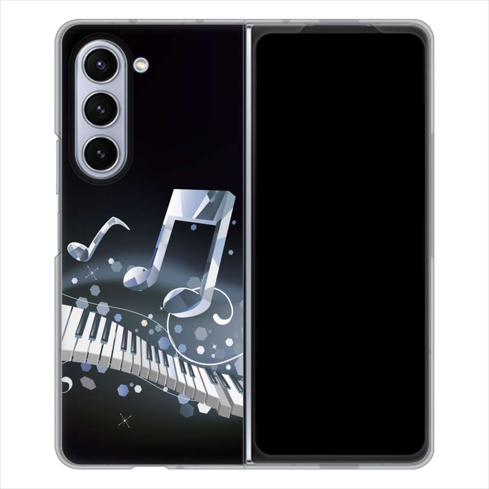 �M�����N�V�[Z Fold5 SC-55D �n�[�h�P�[�X �J�o�[ 575 ���Ղɗx�鉹 �f�ރN���A UV���