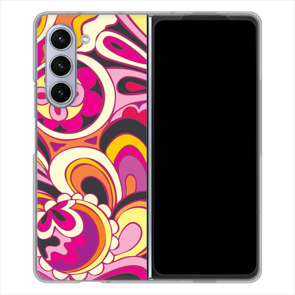 �M�����N�V�[Z Fold5 SC-55D �n�[�h�P�[�X �J�o�[ 586 �u���[�A�b�v�J���[ �f�ރN���A UV���