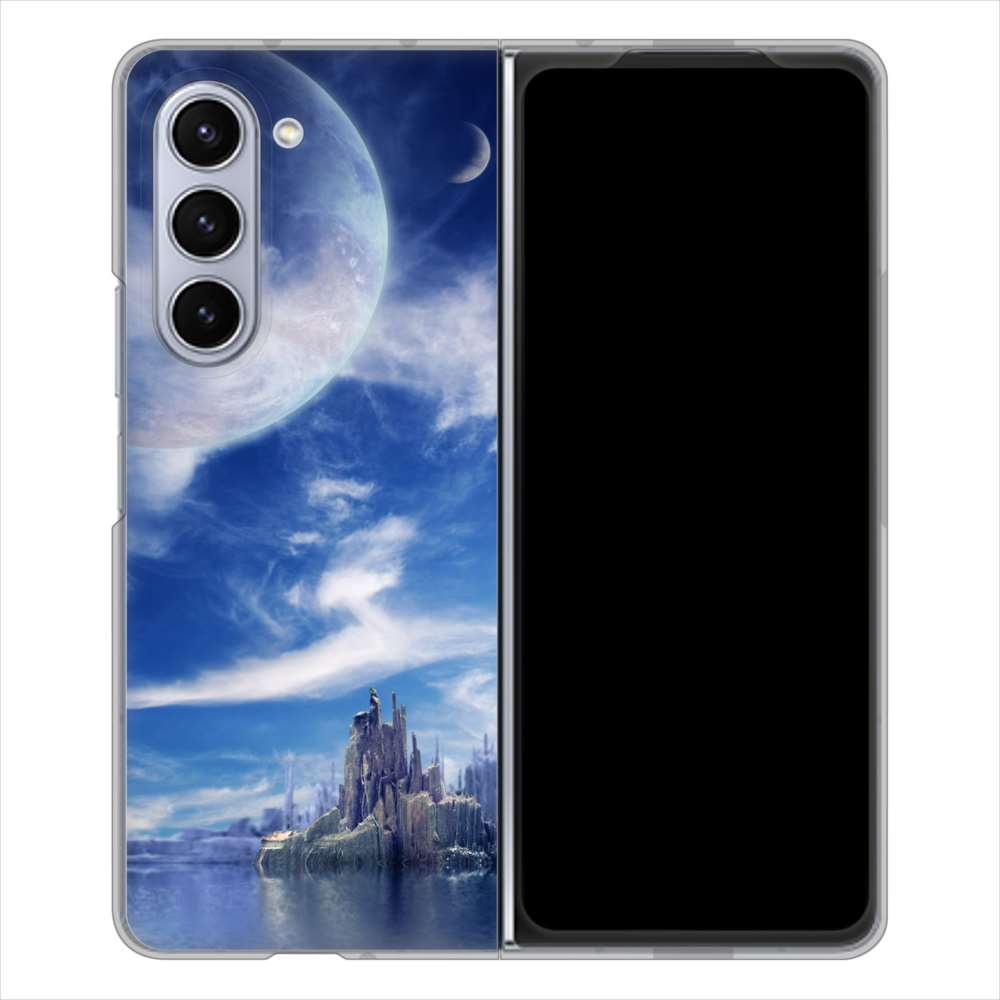 �M�����N�V�[Z Fold5 SC-55D �n�[�h�P�[�X �J�o�[ 1270 �L����F�� �f�ރN���A UV���