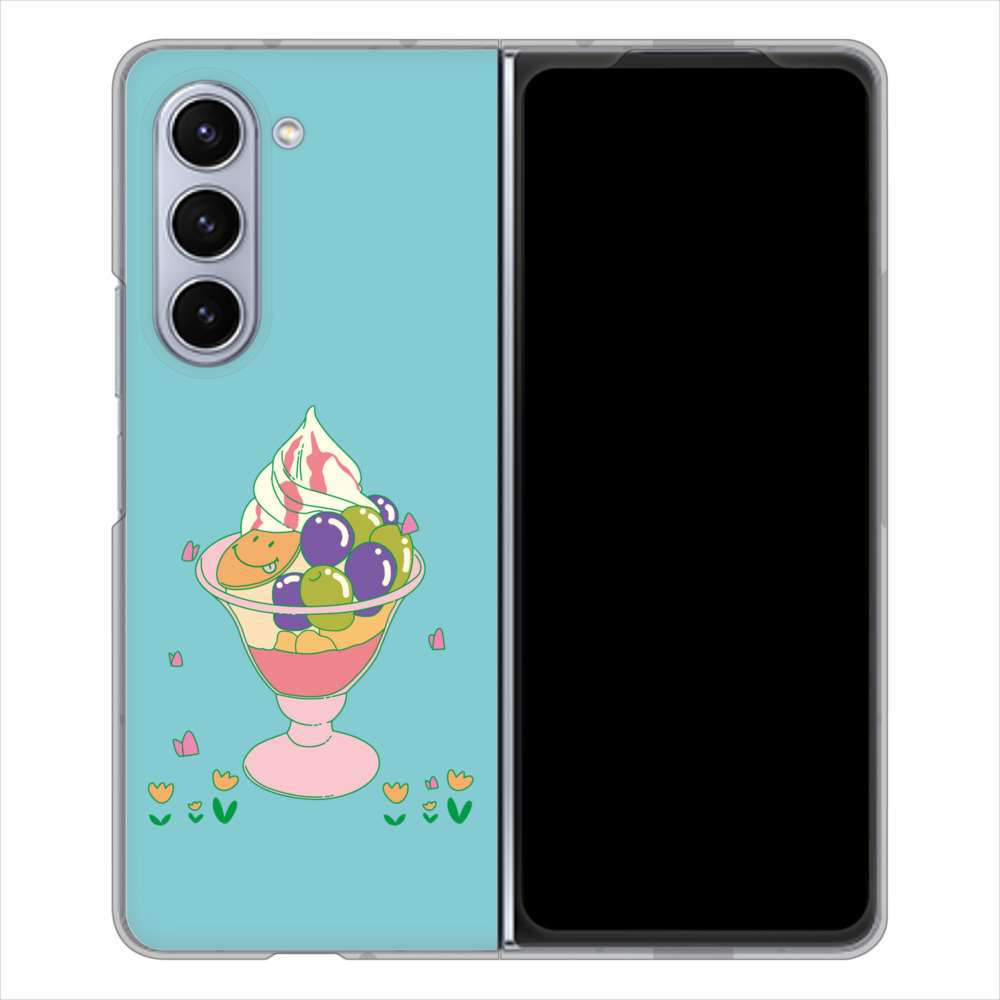 �M�����N�V�[Z Fold5 SCG22 �n�[�h�P�[�X �J�o�[ MA905 �}�X�J�b�g�p�t�F �f�ރN���A UV���