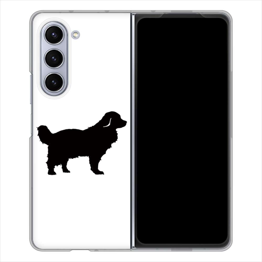 �M�����N�V�[Z Fold5 SCG22 �n�[�h�P�[�X �J�o�[ YJ172 �� Dog �S�[���f�����g���o�[  �� �f�ރN���A UV���