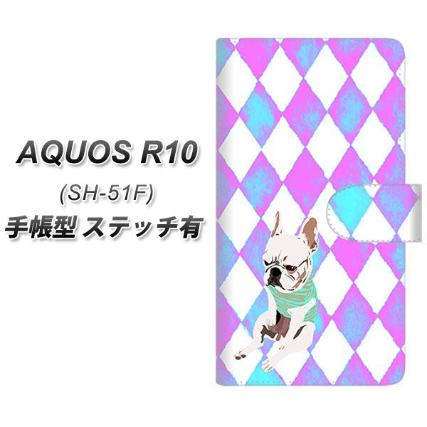 �A�N�I�X R10 SH-51F �蒠�^ �X�}�z�P�[�X �y�X�e�b�`�^�C�v�z YJ228 �� �C�k ���� �t�����`�u���h�b�N ���킢�� UV��� ���J��
